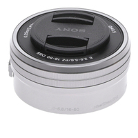 Sony SEL 16-50 mm/3,5-5,6 E-Baj. silber für NEX gebraucht