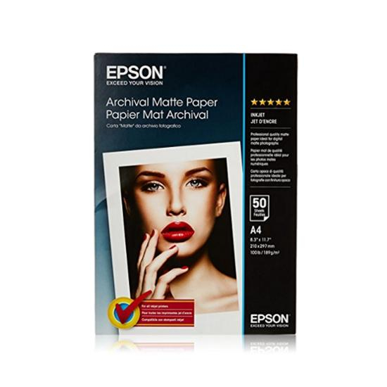 Epson Archival Matte Paper A4, 50 Blatt, 189 g/qm