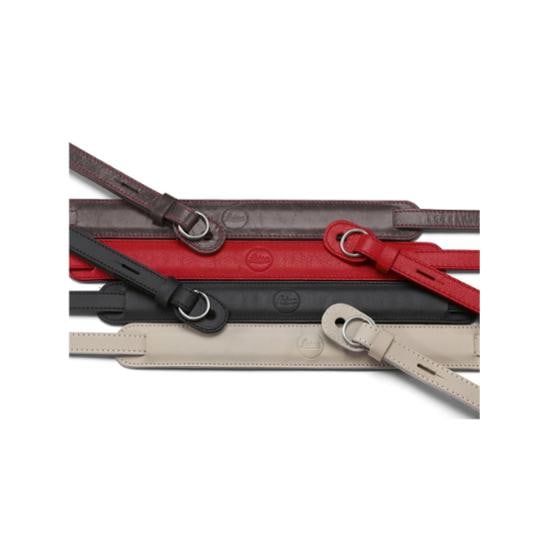 Leica Kameragurt aus Leder rot