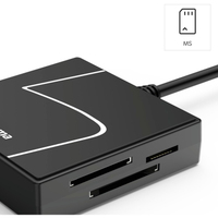 Hama USB-Kartenleser USB-A mit USB-C-Adapter