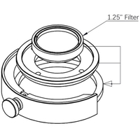 ZWO 1,25" - 2" Adapter Ring