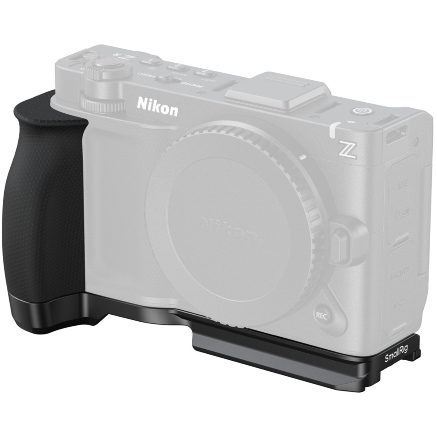 SmallRig L-förmige Montageplatte mit Silikongriff 5466 für Nikon ZR