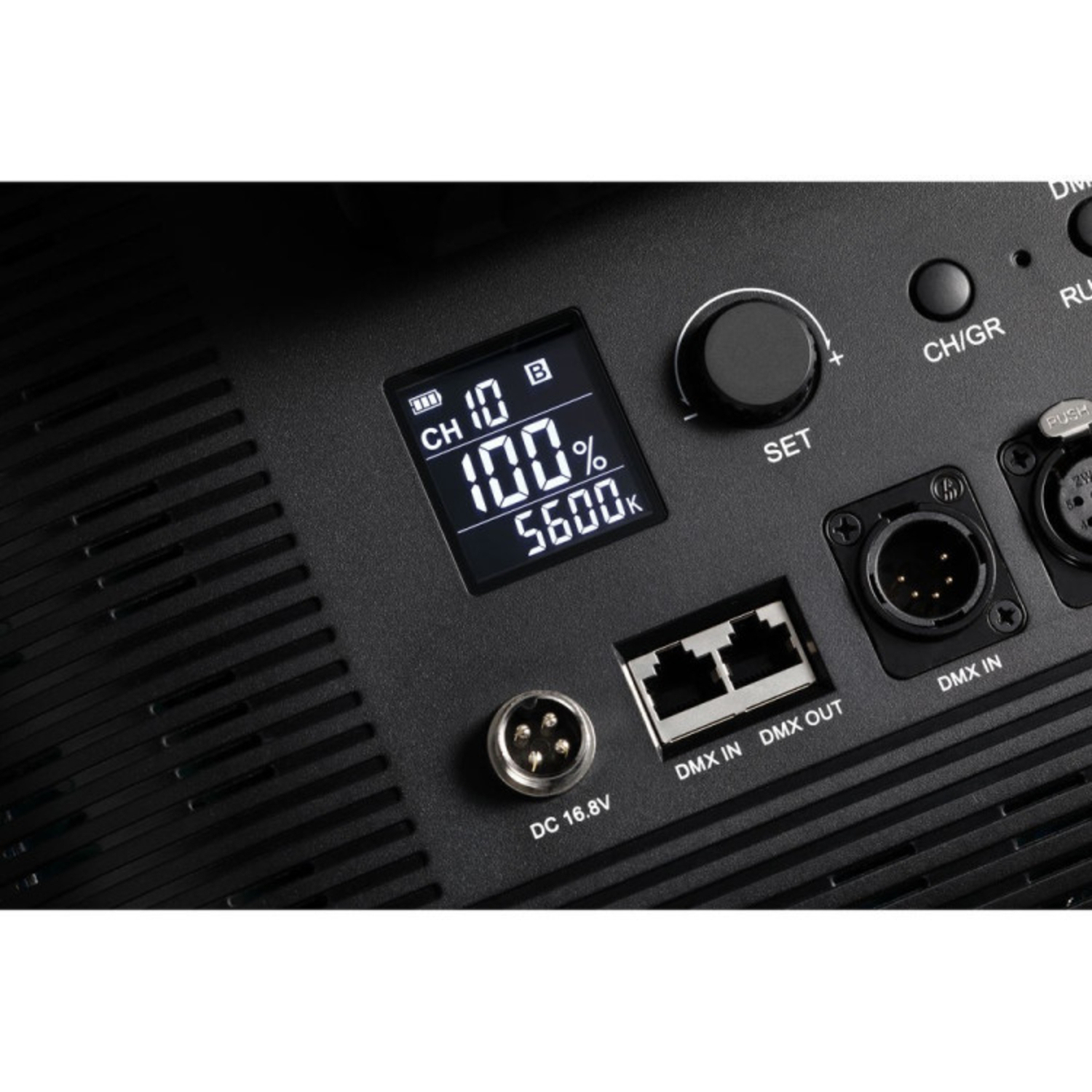 Godox Bi-color LED Panel LED1000Bi II mit Barndoor