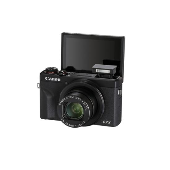 Canon PowerShot G7 X Mark III mit Zusatzakku NB-13L schwarz
