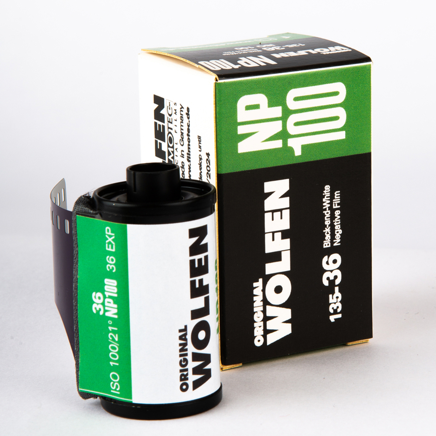 Wolfen NP100 Schwarz/Weiß, 36 Aufnahmen