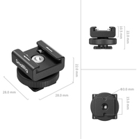SmallRig Mikrofon-Adapter mit Cold Shoe Mount 4822