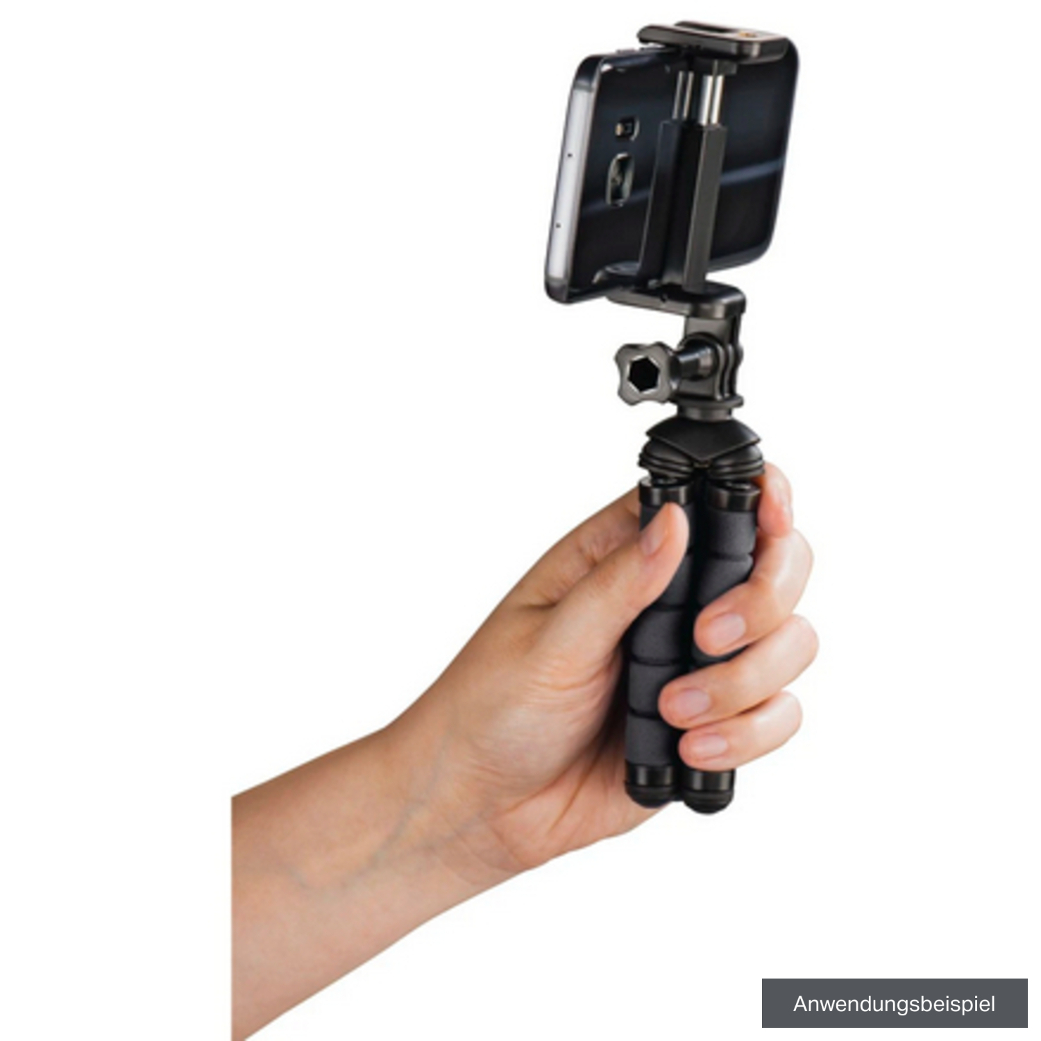 Hama Ministativ Flex für Smartphone und GoPro 14cm schwarz 