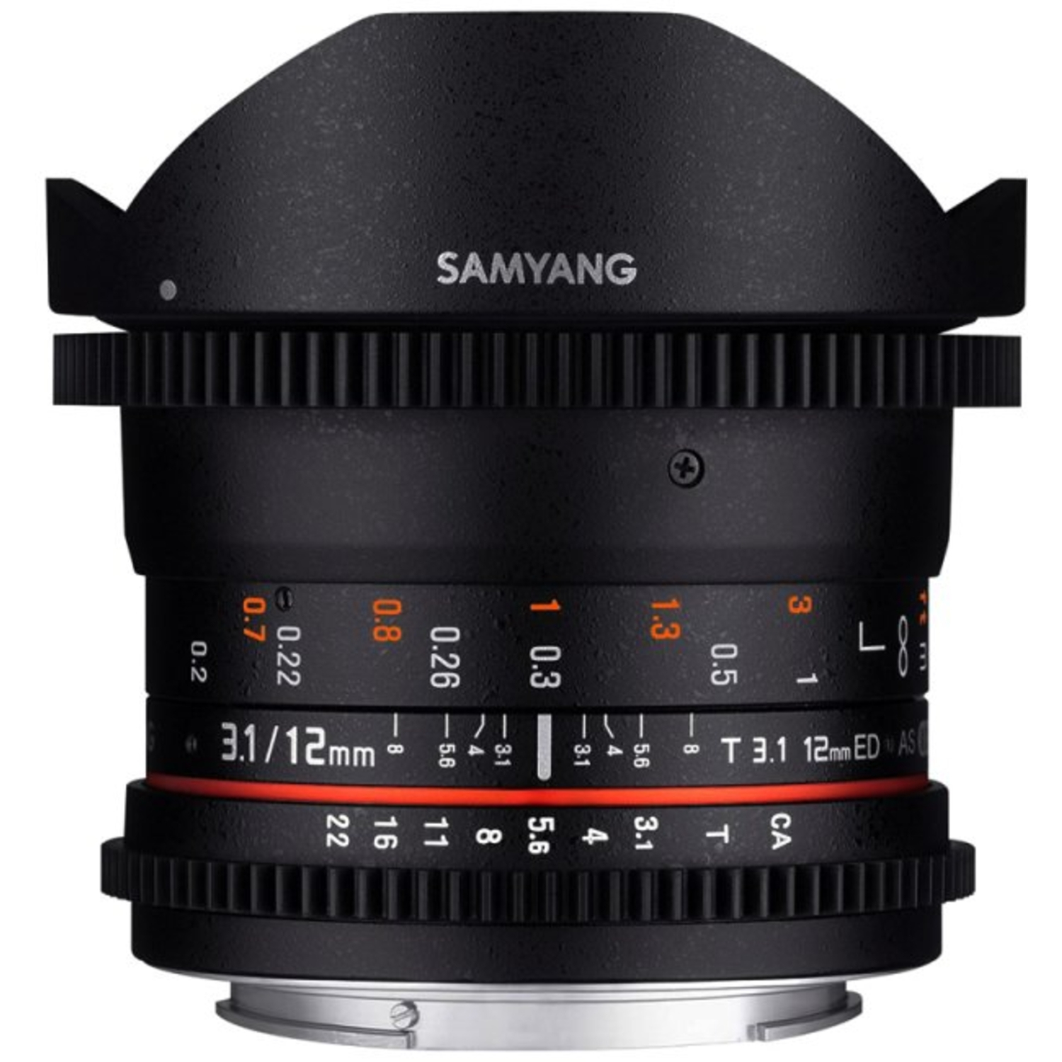 Samyang 12mm T3.1 VDSLR ED AS NCS Fisheye MFT-Mount