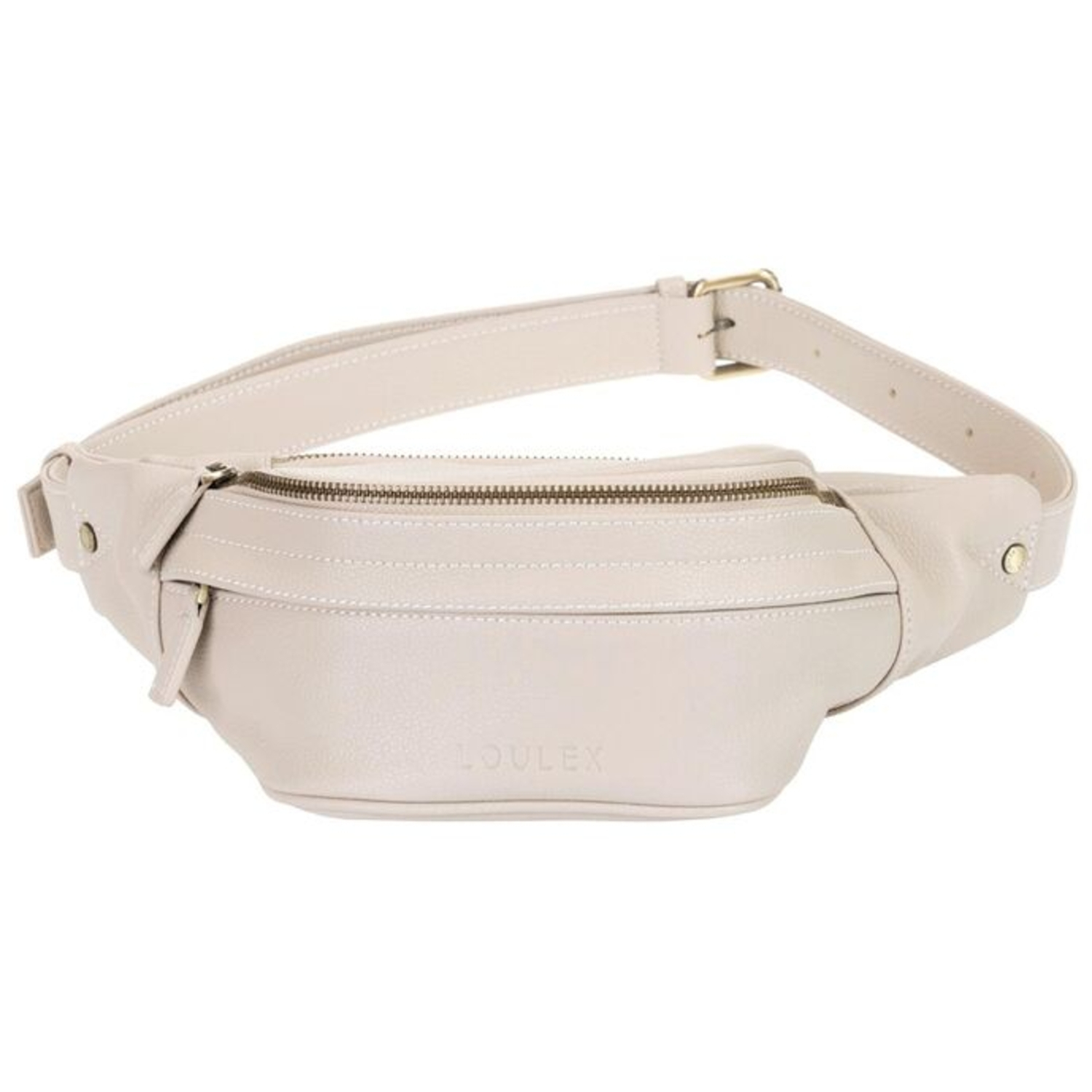 LOULEX Kompakttasche Mini Fanny Pack 2,7L beige