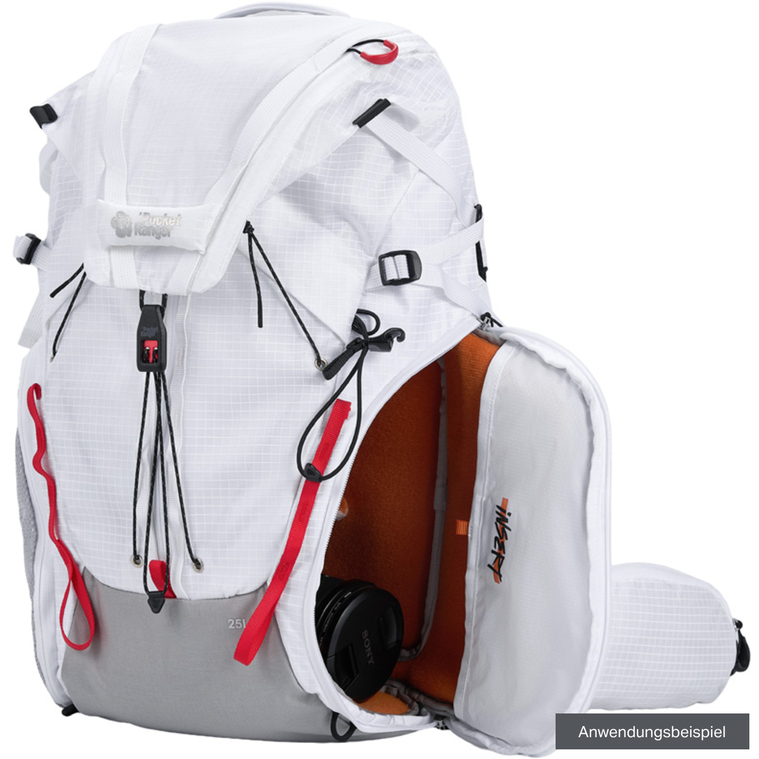 VSGO Rucksack Pocket Ranger Elite 25L weiß