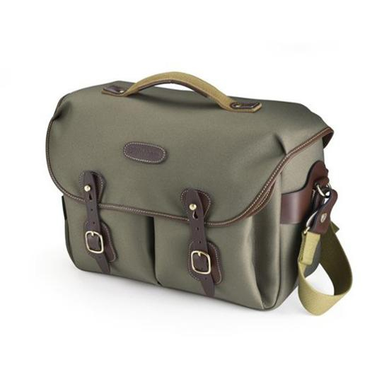 Billingham Hadley One Kameratasche aus Fibrenyte graugrün/braun