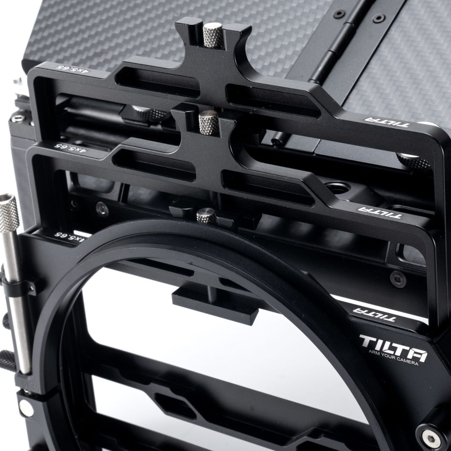 Tilta MB-T12-M85 4×5,65 Kohlefaser-Mattbox (zum Anklammern) mit Einzelunterstützung 85 mm Schwarz