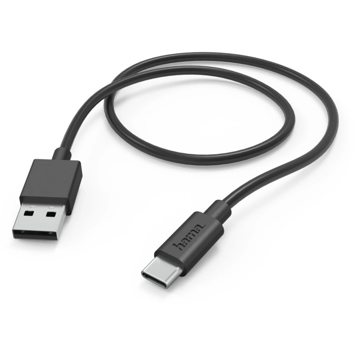 Hama Ladekabel USB-A-USB-C 1m Schwarz