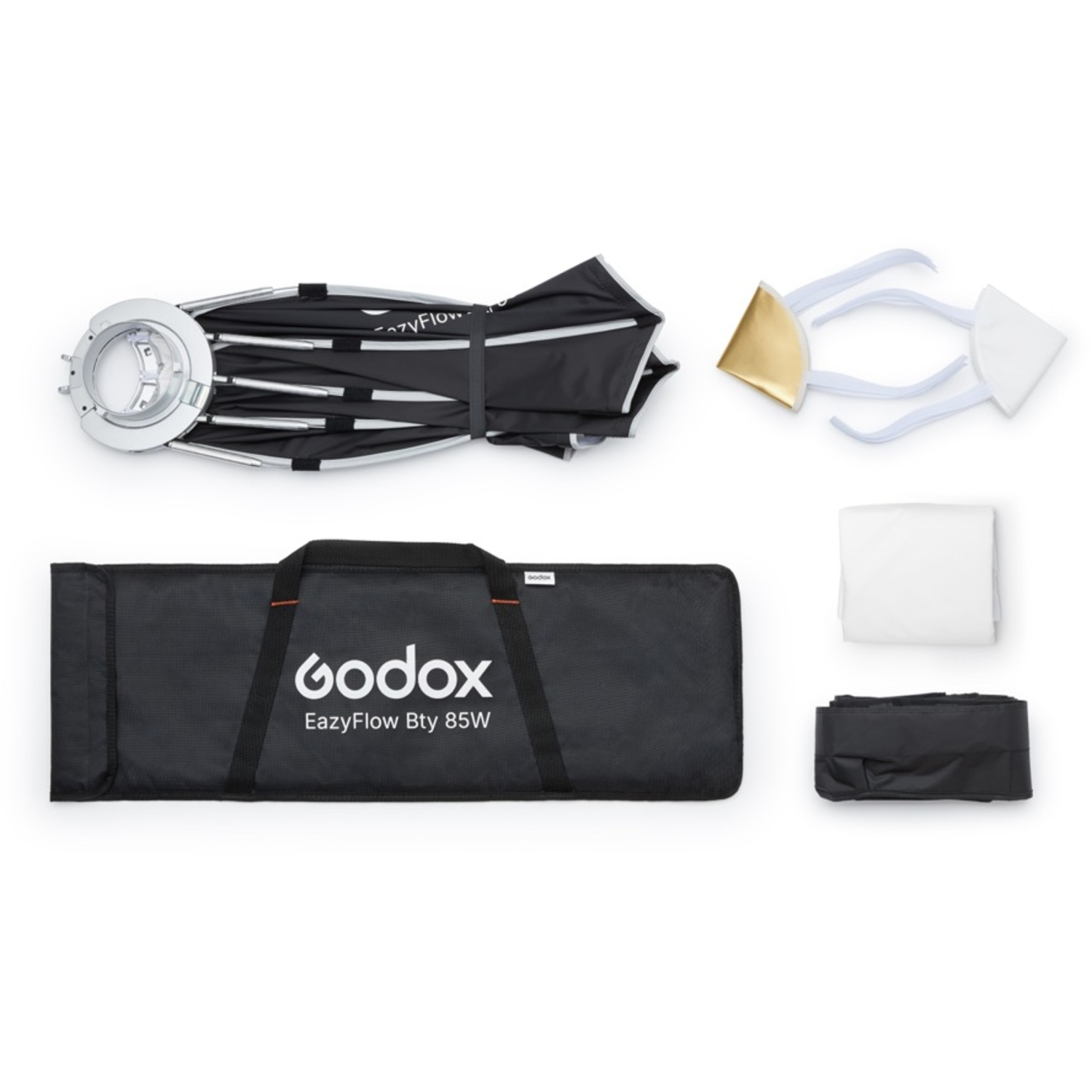 Godox Beauty Dish EazyFlow Foldable Bowens 85cm schwarz-weiß