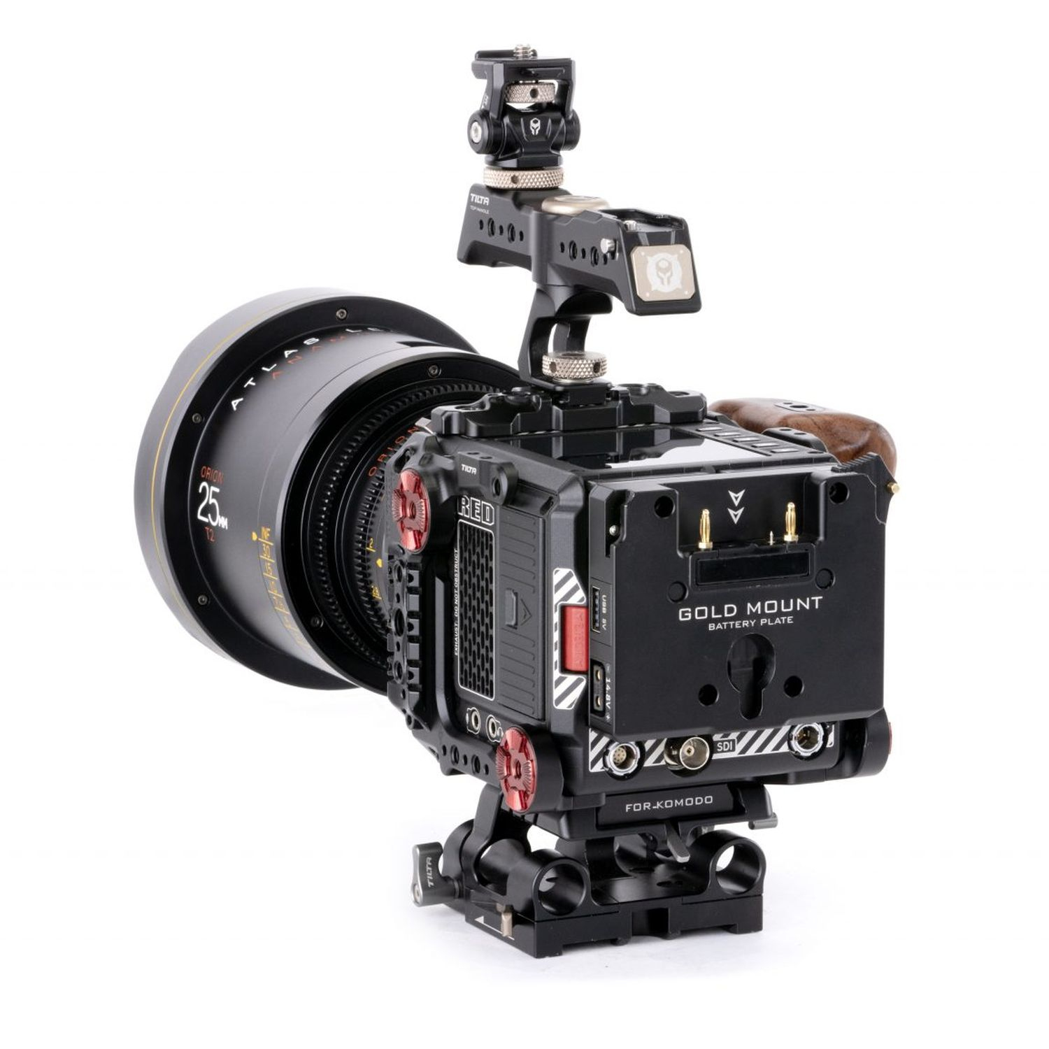 Tilta TA-T08-EAB-B drehbares RED Komodo Kit E Schwarz Gold Mount