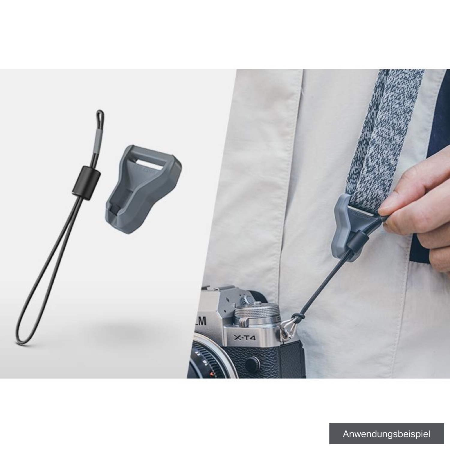 Falcam Kameragurt Maglink Quick Magnetic Buckle Classic 3144 grau