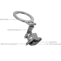 SmallRig Arca-Standard Smartphoneklemme mit Cold Shoe Mount 5339