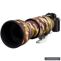 Easycover Lens Oak braun camouflage für Sony FE 100-400mm F4.5-5.6 G Master 