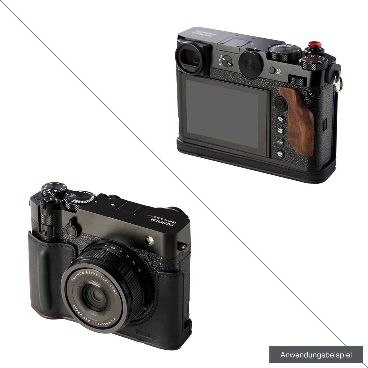 SmallRig Ledertasche 5267 schwarz für Fujifilm GFX100RF