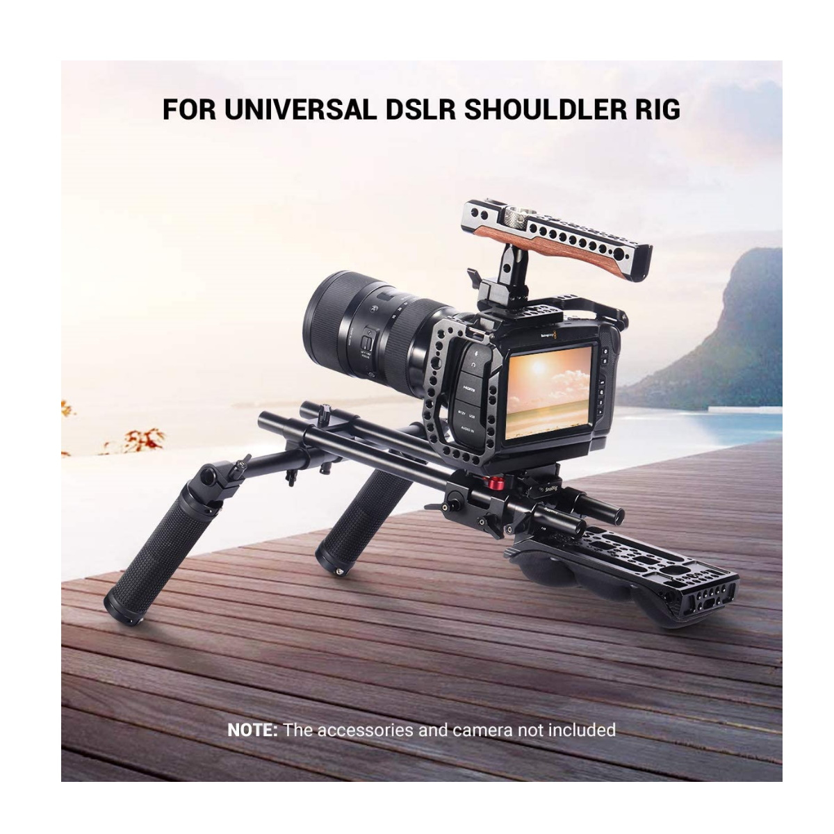 SmallRig 2077 Universal-Schulterpad mit RailBlock