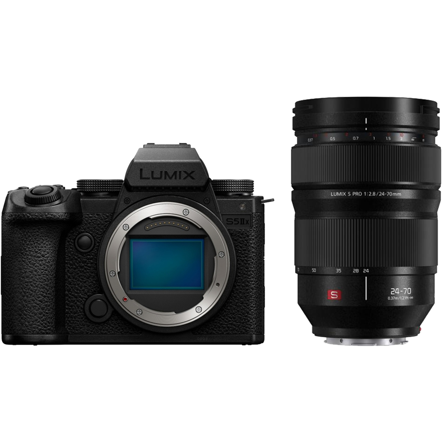 Panasonic LUMIX DC-S5IIX mit LUMIX S PRO 24-70mm F2.8 schwarz