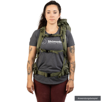 Shimoda Rucksackgurte Damen Simple Petite Armeegrün