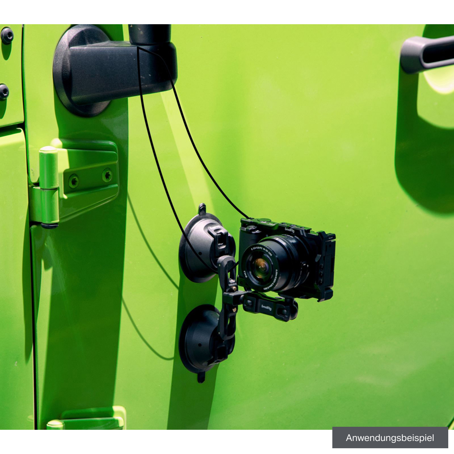 SmallRig SC-2K Tragbare Doppel-Saugnapf-Kamerahalterung 3566