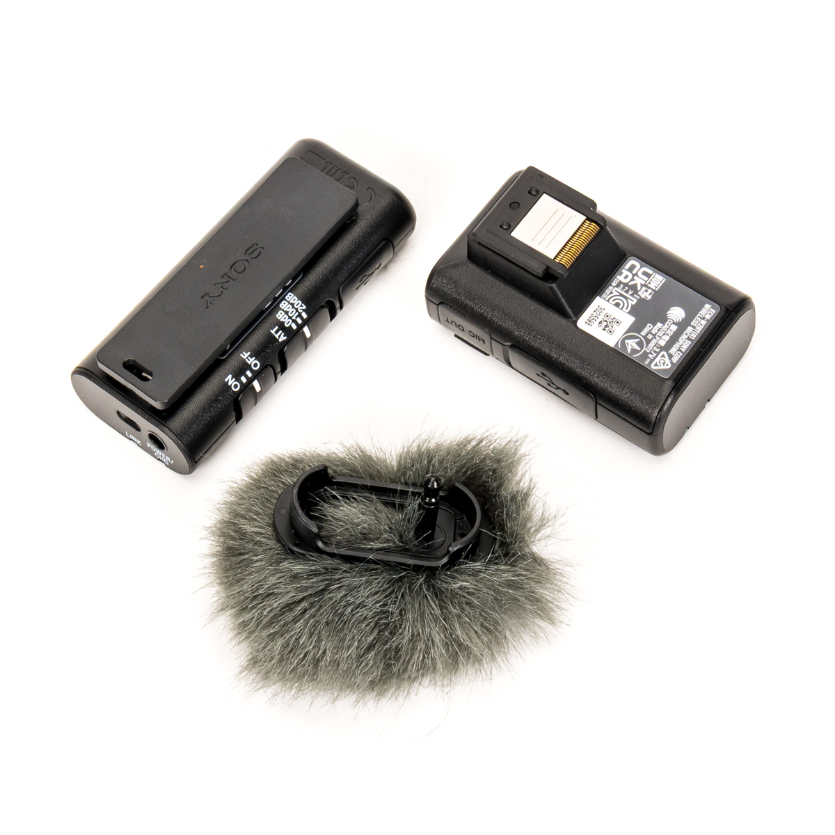 Sony ECM-W2BT Drahtloses Mikrofon mit Bluetooth-Verbindung gebraucht