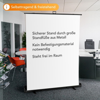 Walimex pro Roll-up Panel Hintergrund weiß 155x200 cm