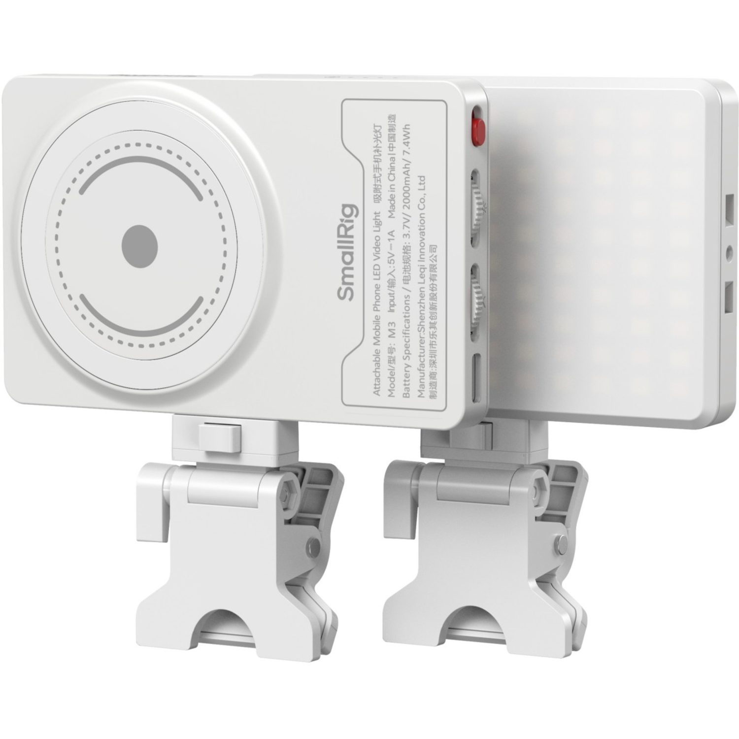 SmallRig M3 Aufsteckbares LED-Videolicht mit Clip 5640 weiß