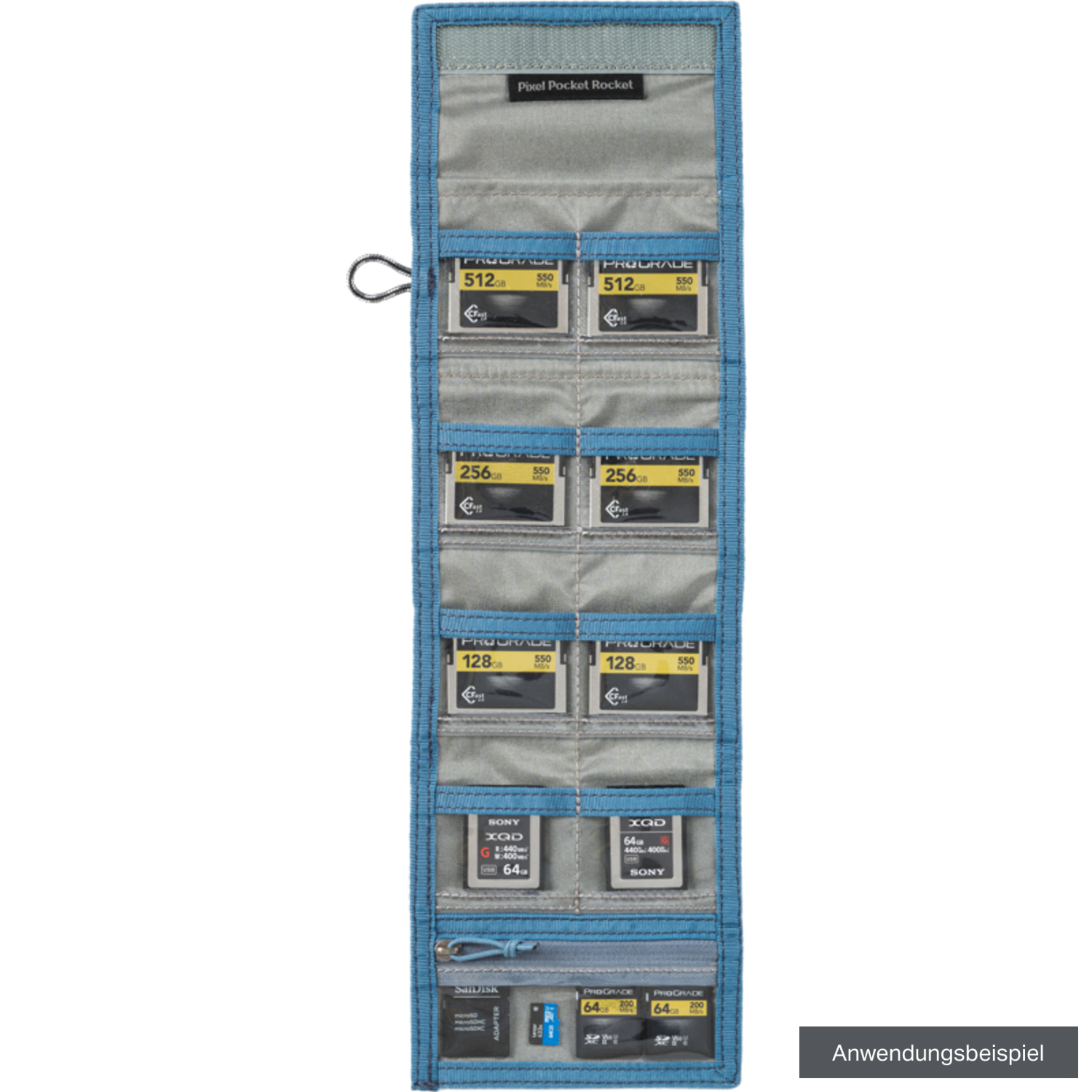 thinkTank Speicherkartenetui Pixel Pocket Rocket V2.0 marine blue für alle Kartentypen