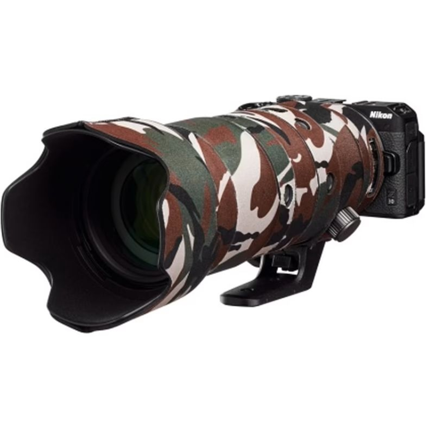 easyCover Lens Oak Objektivschutz für Nikkor Z 70-200mm f/2.8 VR S Grün Camouflage
