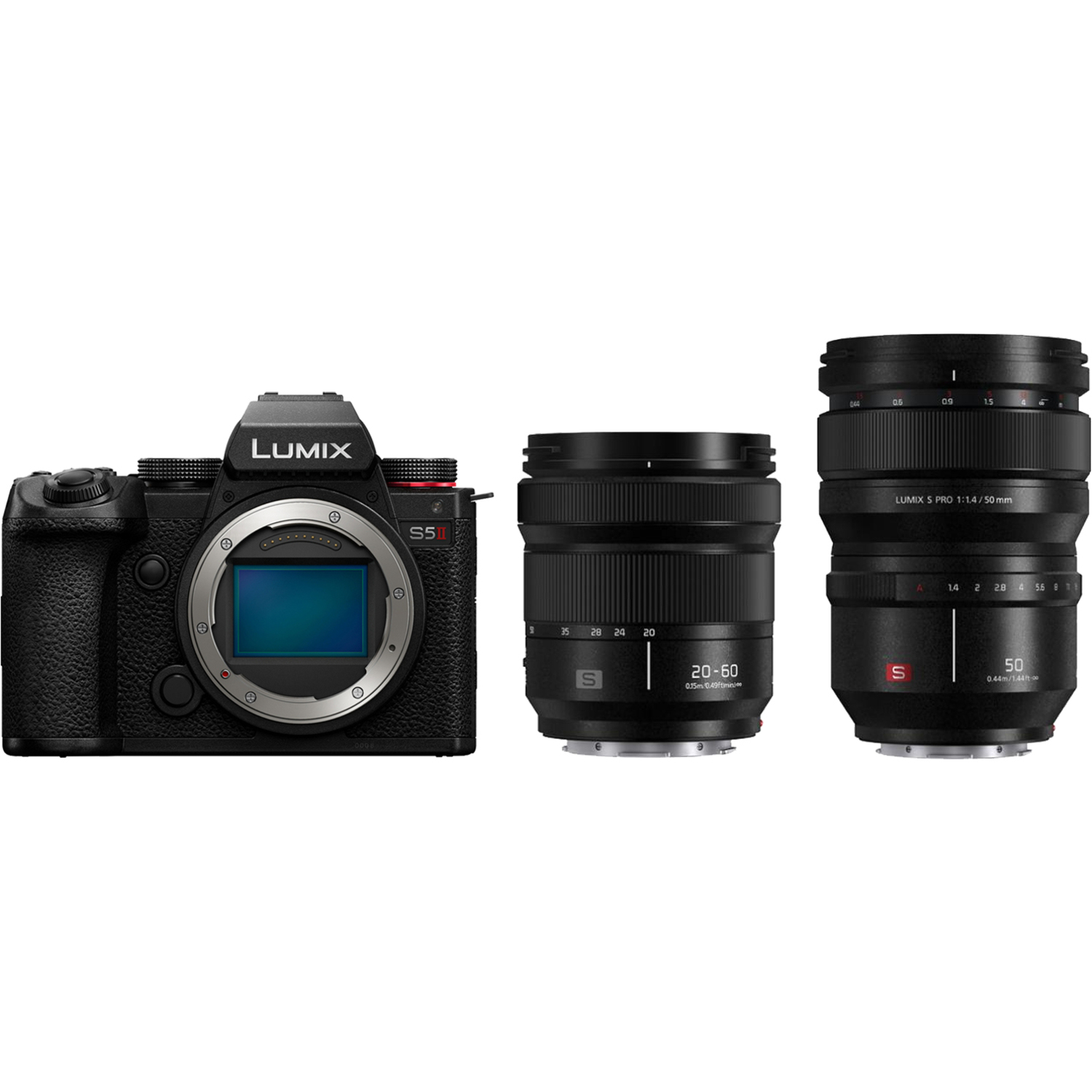 Panasonic LUMIX DC-S5II mit LUMIX S PRO 50mm F1.4 und LUMIX S 20-60mm F3.5-5.6
