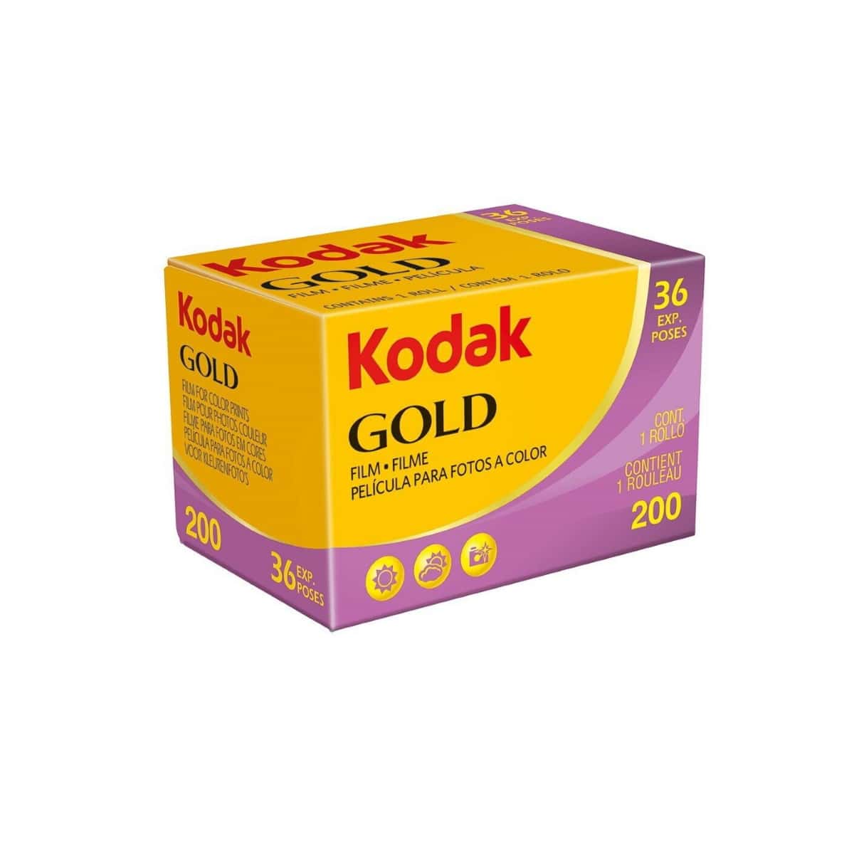 Kodak Gold 200 Kleinbild-Farbfilm mit 36 Aufnahmen