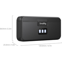 SmallRig Akkuladegerät 5418 für GoPro HERO9, HERO10, HERO11 und HERO12