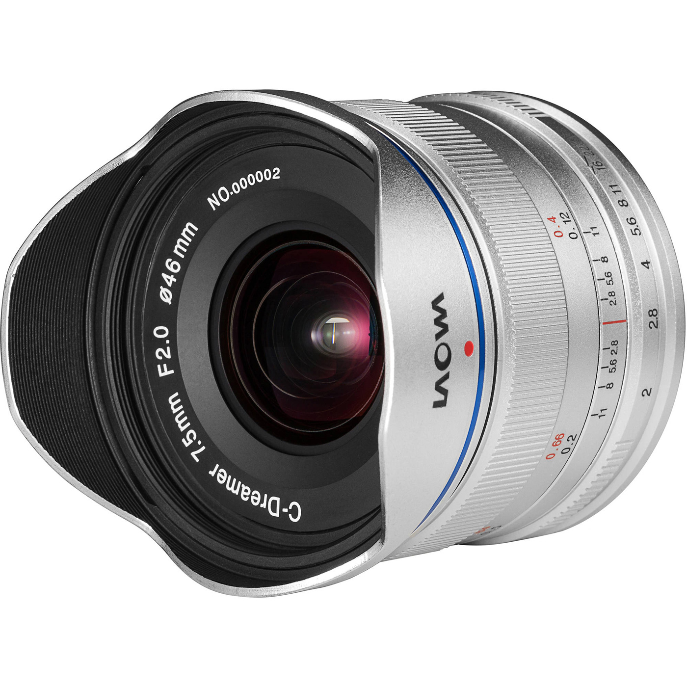 LAOWA 7.5mm F2 drone für MFT-Mount silber