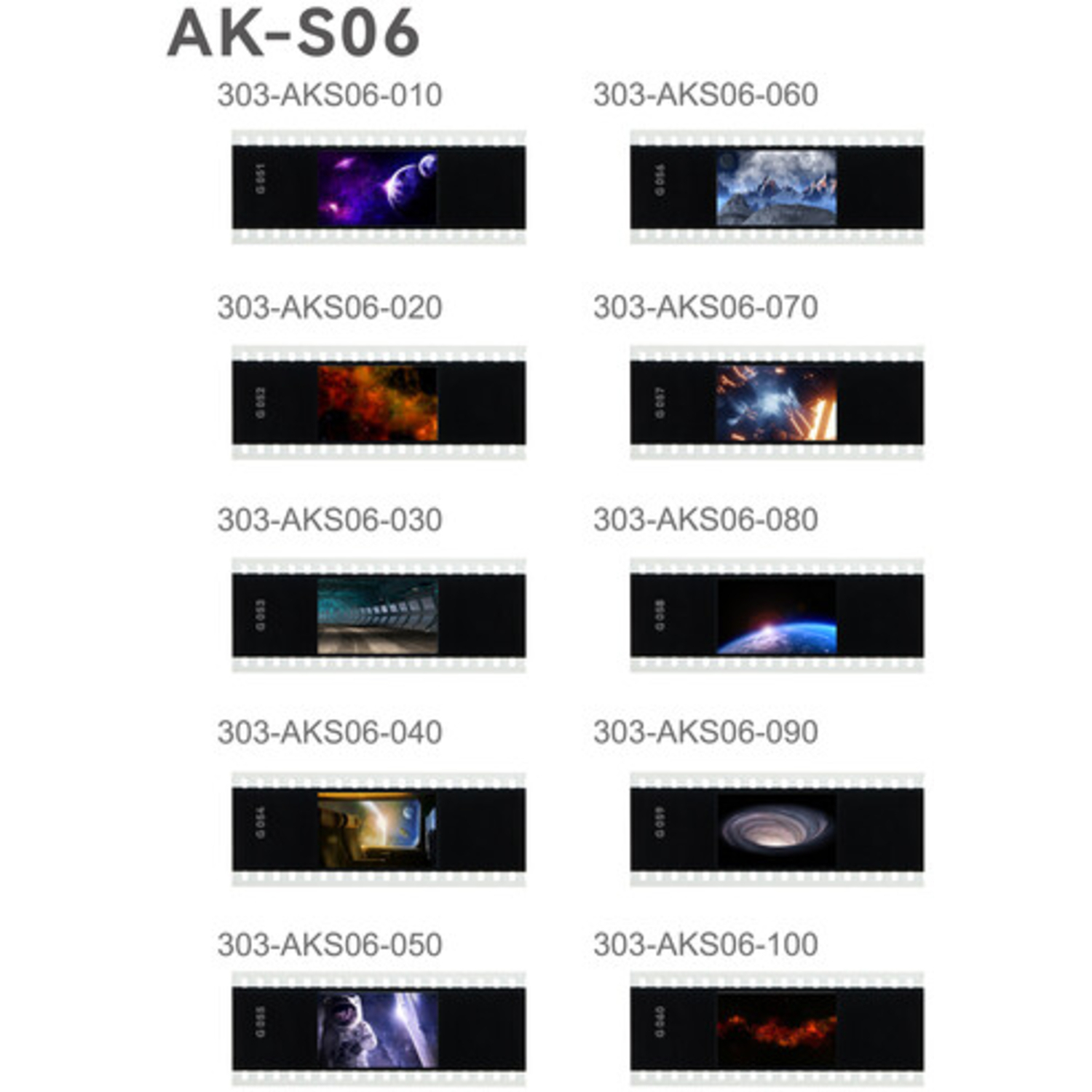 Godox AK-S06 Gobo Foliensatz 10 Stück