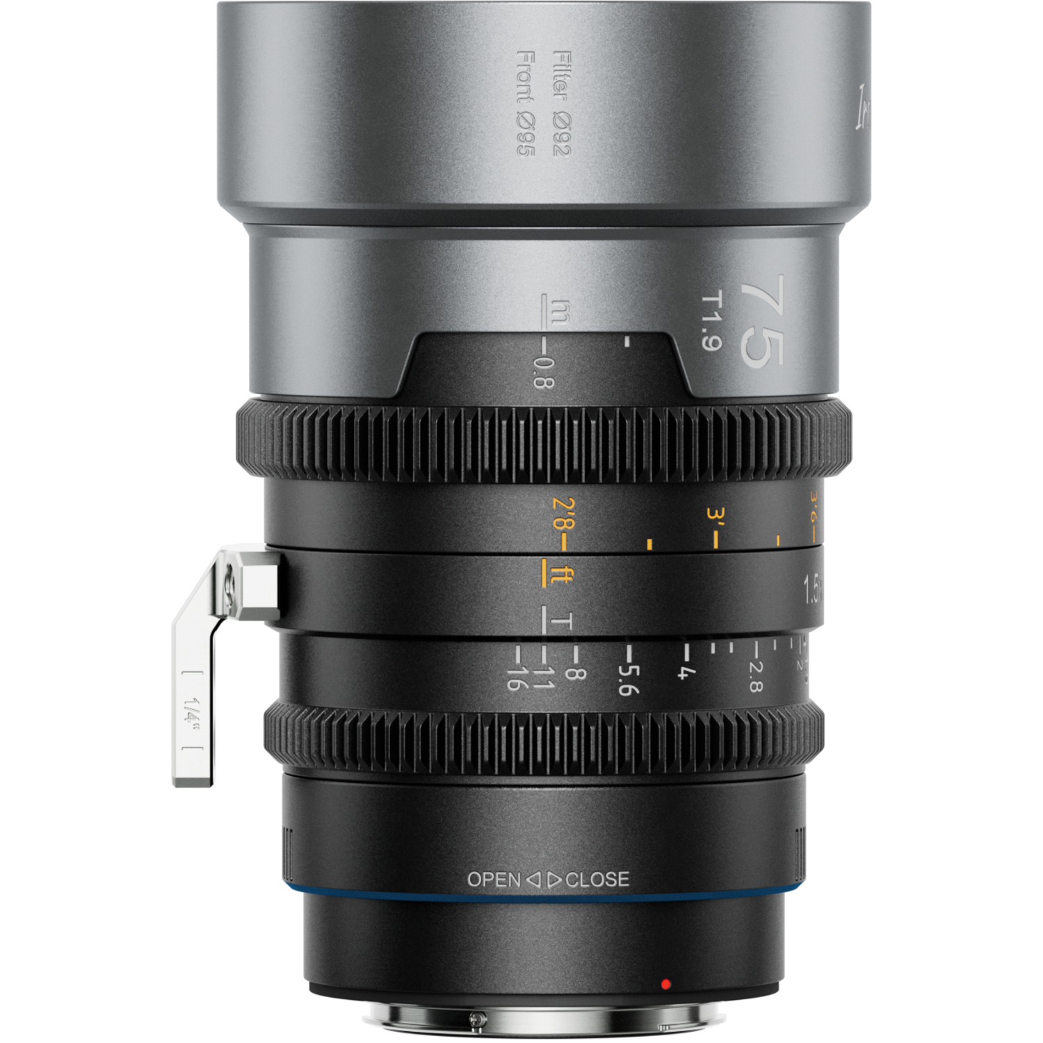 Sirui IronStar 75mm T1.9 1.5x FF anamorphotisch Blue Flare für PL-Mount