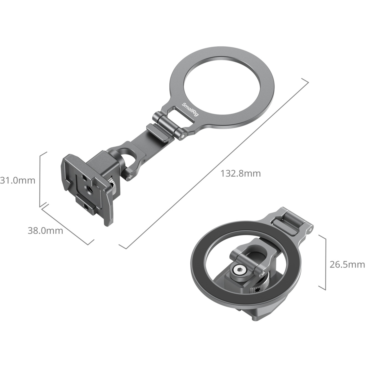 SmallRig Arca-Standard Smartphoneklemme mit Cold Shoe Mount 5339