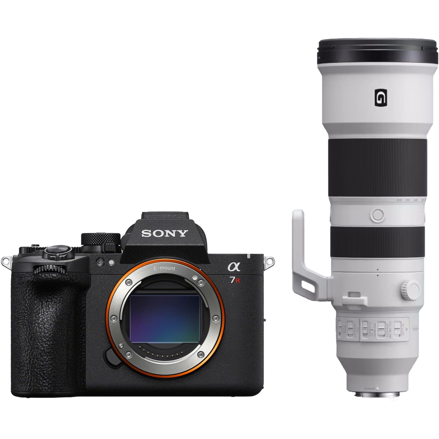 Sony Alpha 7R VI mit FE 400-800mm F6.3-8 G OSS weiß