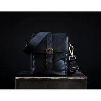 Bronkey Berlin Camera Bag Waxed Canvas Black