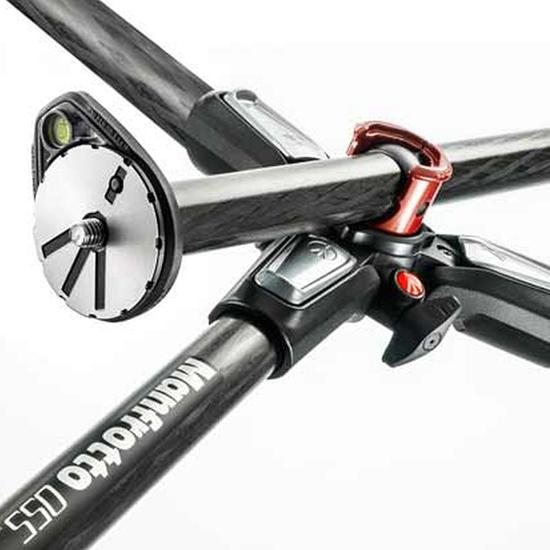 Manfrotto MT055CXPRO4  Carbon Stativ, 4 Segmente