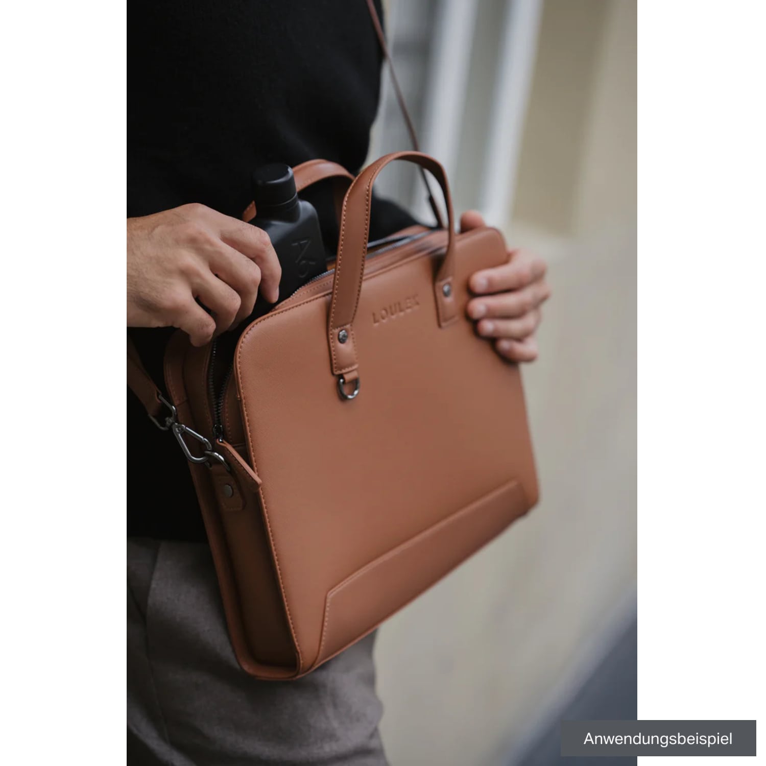 LOULEX Briefcase braun