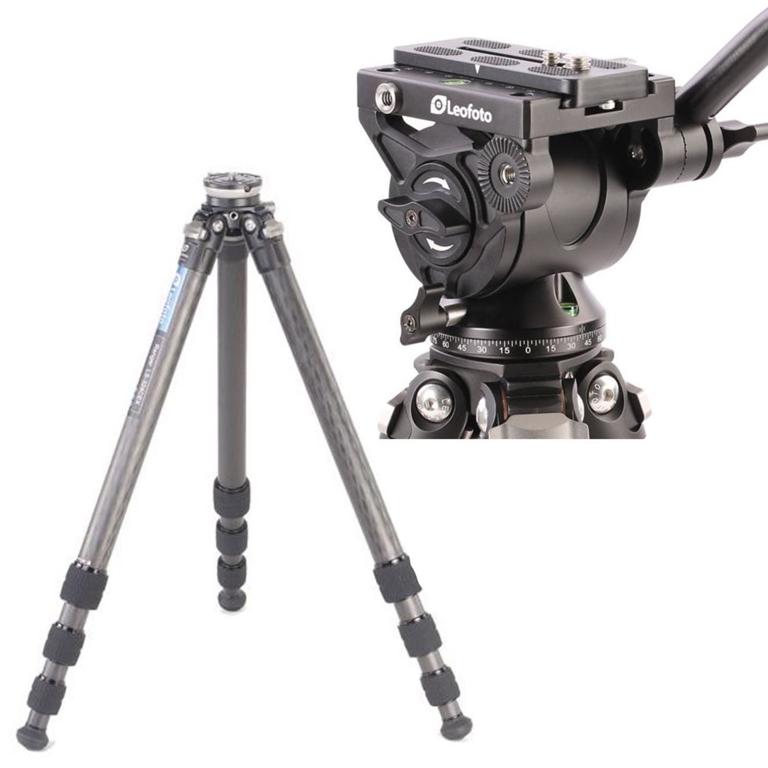 Leofoto Carbon-Dreibeinstativ LS-324CEX + BV-10 Stativkopf