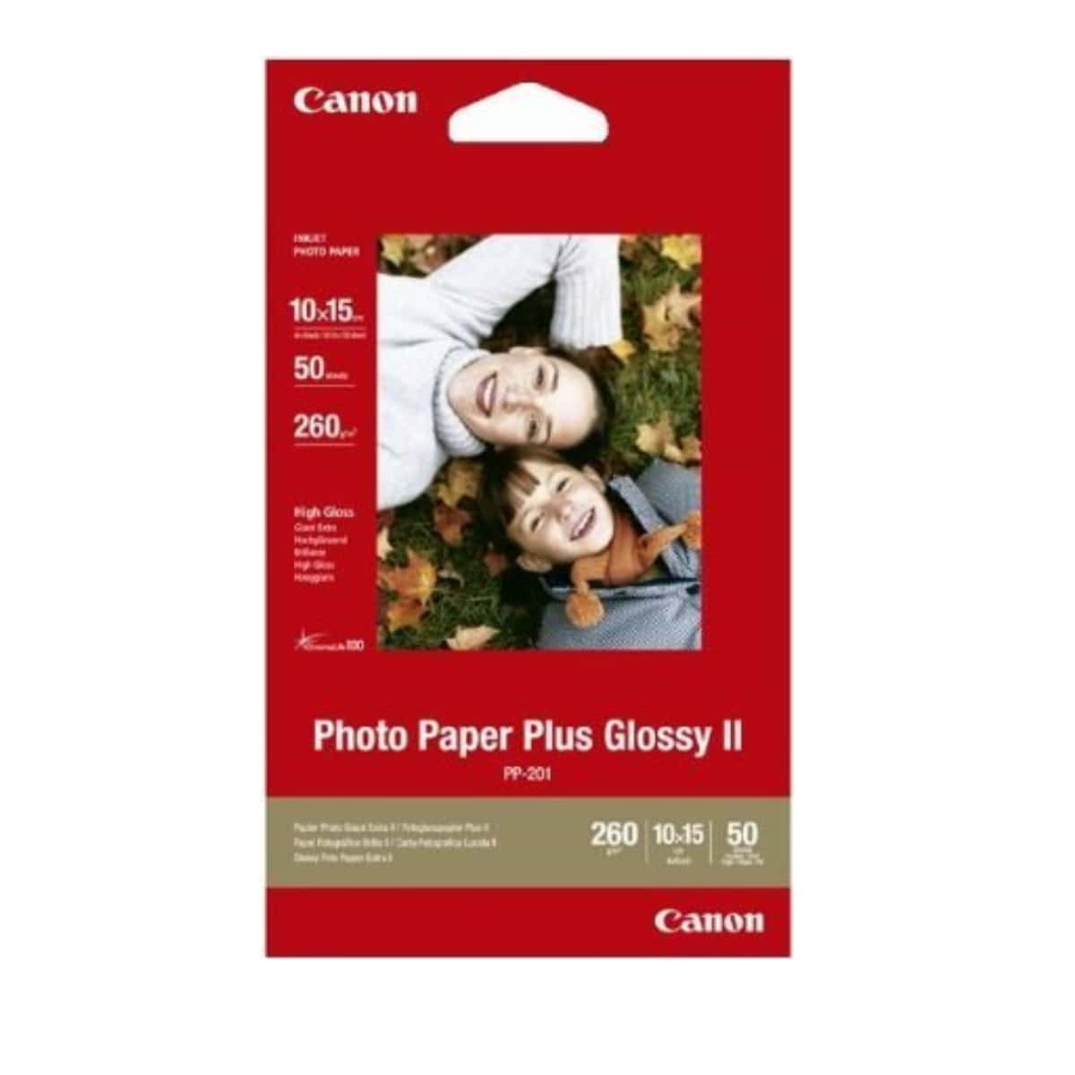 Canon Photo Paper Plus Glossy II 10X15 50 Blatt