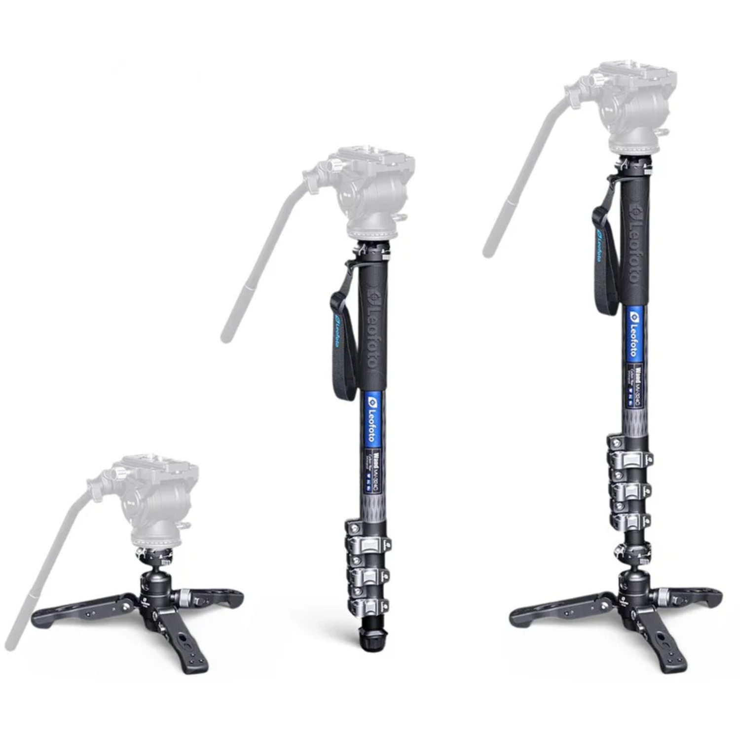 Leofoto Carbon-Einbeinstativ MV-324C+VD-03