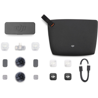 DJI Mic Mini 2 mit 2 Sendern, Handyempfänger und Ladeschale