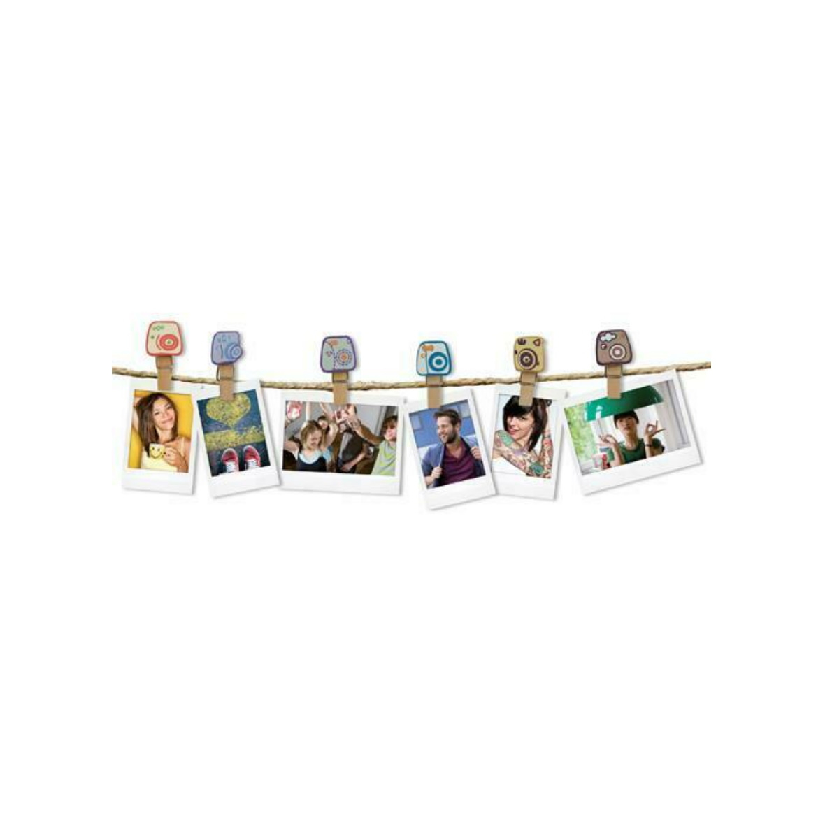 Fujifilm INSTAX Design Clips Kamera 10er Pack