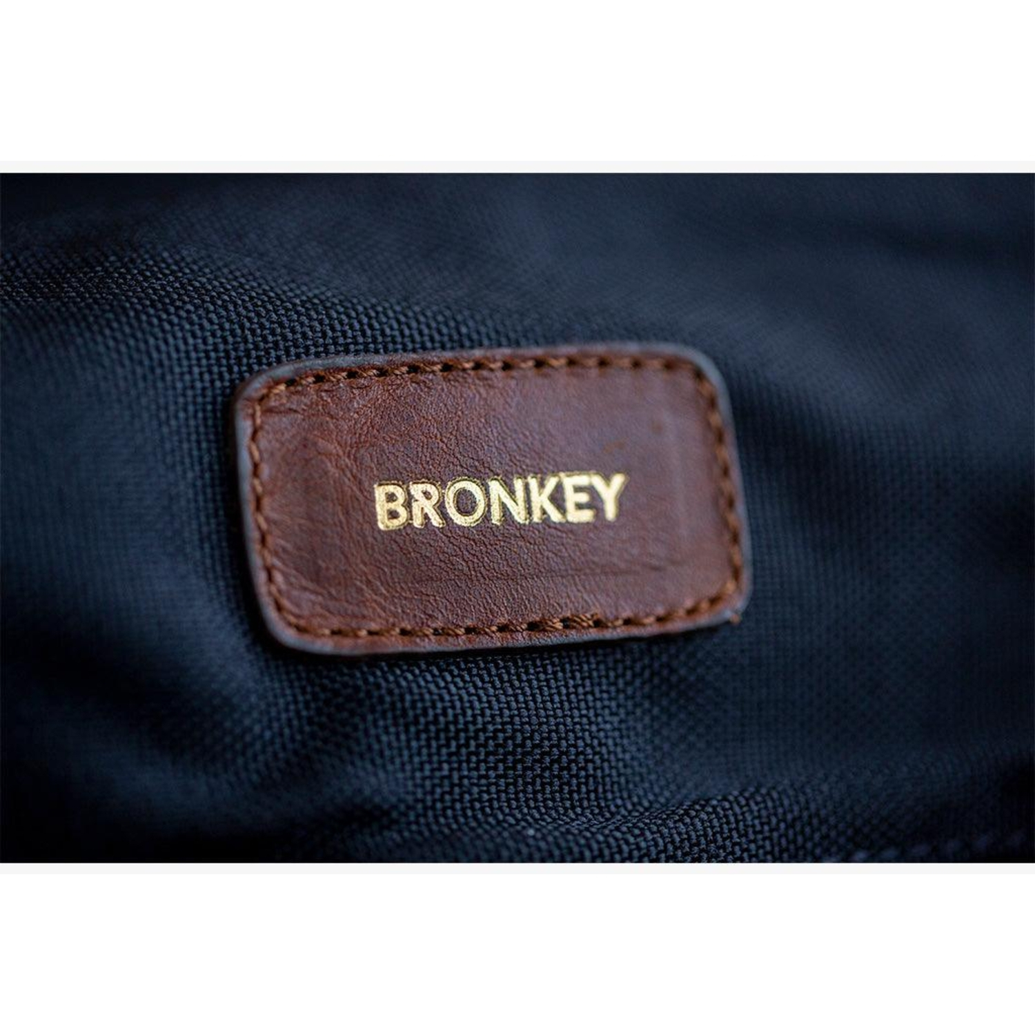 Bronkey Paris Leder Camera Bag Cognac