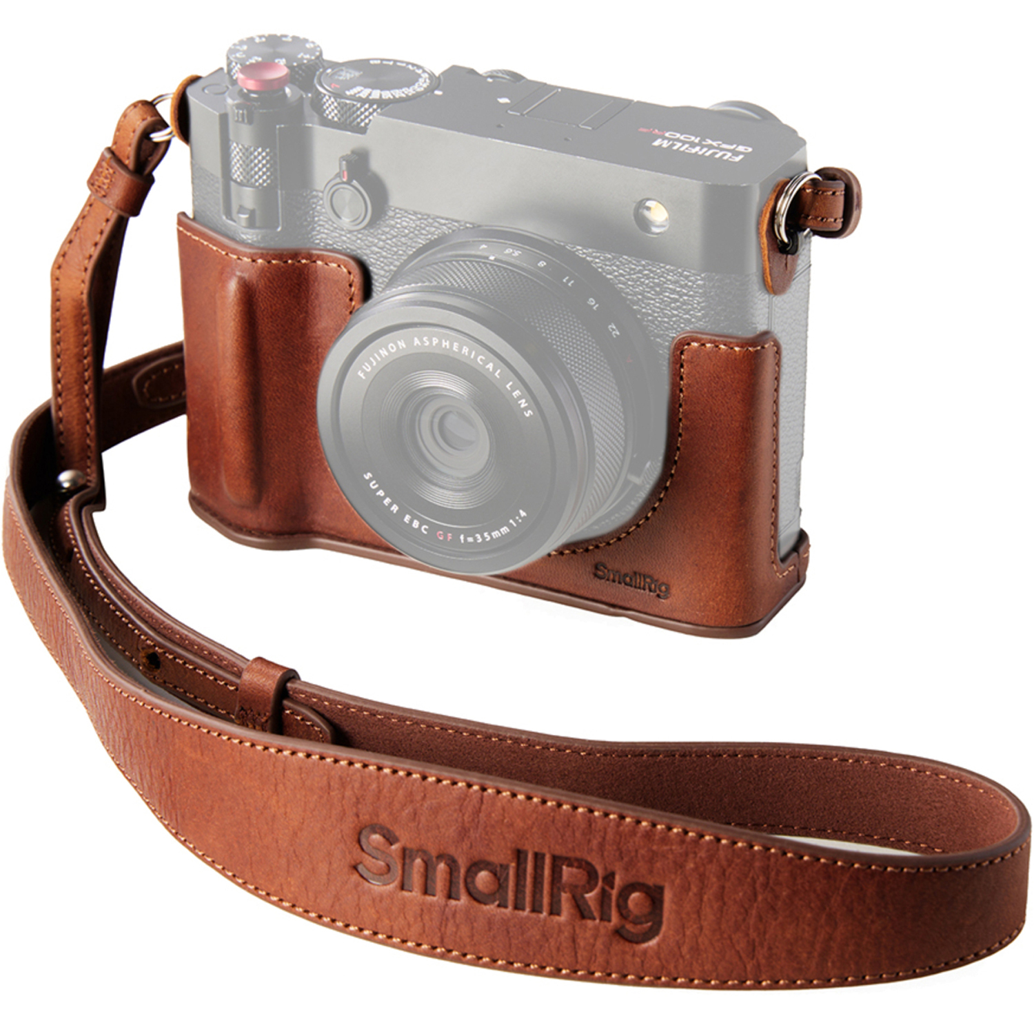 SmallRig Ledertasche 5268 braun für Fujifilm GFX100RF